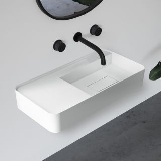 Подвесная раковина ABBER Stein AS2627-1.2 120см белый матовый