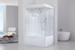 Душевая кабина Royal Bath BP левая стекло прозрачное 100x80см RB8100BP1-T-L