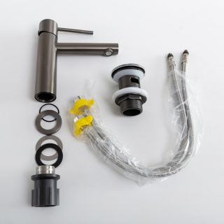 Смеситель для раковины CEZARES RELAX-LS2-GM оружейная сталь