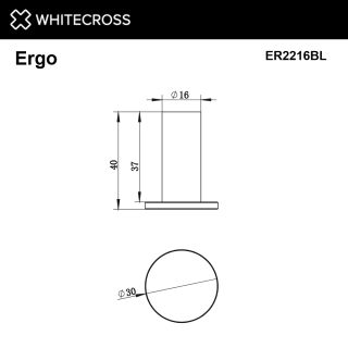 Крючок WHITECROSS Ergo ER2216GM оружейная сталь