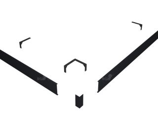 Экран для душевого поддона RGW N/ST-21 G 50231573-02 70x130см графит