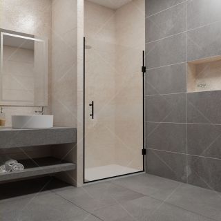 Душевая дверь RGW Passage PA-06B 80x195см чёрный 41080608-14 прозрачное