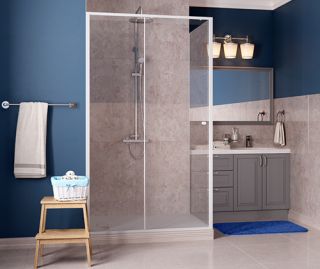 Душевой уголок Wasserkraft Rhin 44S22 100x90 см