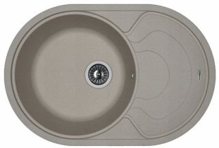 Кухонная мойка Florentina Родос 760 серый шёлк