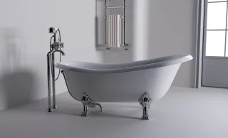 Ванна из искусственного камня Astra-Form Роксбург 01010032 170x79 см белый глянец