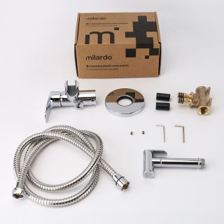 Гигиенический душ со смесителем Milardo Rora хром RORSBR0M08