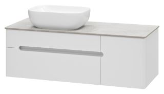 Подвесная тумба под раковину Misty Роял 120см белый