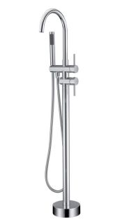 Напольный смеситель для ванны Swedbe Spira 4004 хром