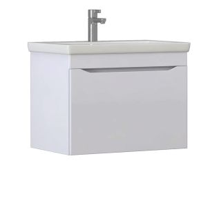Тумба под раковину подвесная Vigo Grani 165 70 см белый