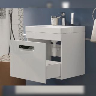 Тумба под раковину подвесная Velvex Estea tp.EST.MOD.50.1Y, 50 см