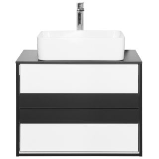 Тумба с раковиной STYLE LINE ЛС-000010042  "Амстердам 80" со столешницей, белый матовый