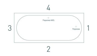 Ванна из искусственного камня Salini Ornella Axis S-Sense 103411GRF 180x80см RAL полностью