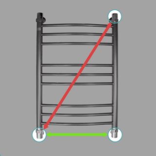 Полотенцесушитель Energy Prestige 1000x500 водяной