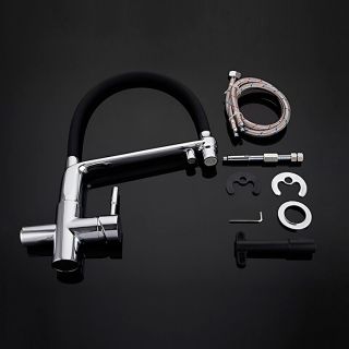 Смеситель для кухни Gappo G4398-7 под фильтр хром