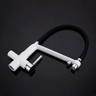 Смеситель для кухни Gappo G4398-9 под фильтр белый