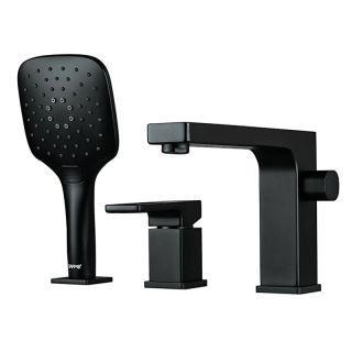 Смеситель на борт ванны Gappo G1117-6 чёрный