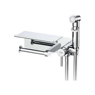 Гигиенический душ со смесителем Frap F2075 хром