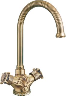Смеситель для кухни ZORG Antic  A 2005K-BR