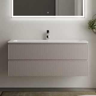 Подвесная тумба под раковину Sancos Snob R SNR120SM 120см Doha Soft