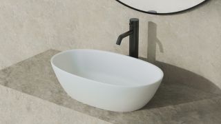 Накладная раковина Salini Sofia S-Stone 1101206SMRH 56см RAL снаружи