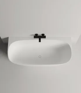 Ванна из искусственного камня Salini Sofia Wall S-Sense 102512G 170x80см белый глянцевый