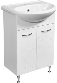 Тумба под раковину Stella Polar Фантазия 55см белый SP-00000227