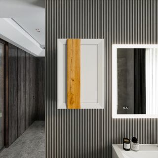 Шкаф навесной Бриклаер Берлин 4627125416101 60 см белый