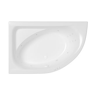 Гидромассажная ванна WHITECROSS Aquarella 0108.170110.100.SMART.WH левая 170x110 см Smart белый