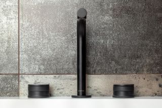 Встраиваемый смеситель для раковины Boheme Prestige 152-B-PR чёрный