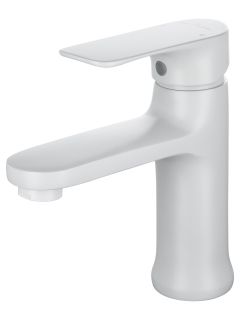 Смеситель для раковины Wonzon & Woghand WW-XH-011-MW белый матовый