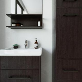 Зеркало с подсветкой Бриклаер Чили 4627125415043 55 см венге