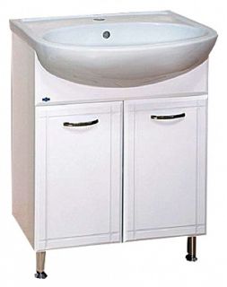 Напольная тумба под раковину Misty Уют 60см белый