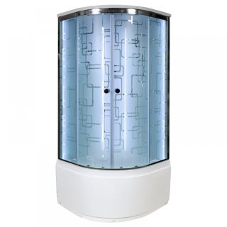 Душевая кабина Deto ЕМ4510 N LED 100х100х208 см