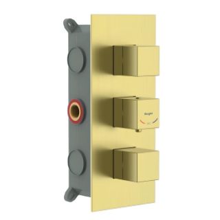 Смеситель для душа Raglo R02.263.03 с термостатом золотой сптин