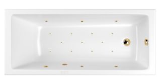 Гидромассажная ванна Whitecross Wave Slim 0111.170070.100.RELAX.GL 170x70см Relax золото