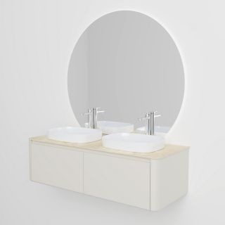 Тумба с раковиной Black&White Universe 9161600-2 Double 160 см бежевый