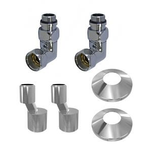 Комплект уголок стандарт хром 2шт