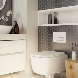 Клавиша смыва IDDIS Unifix белый глянцевый UNI10W0i77