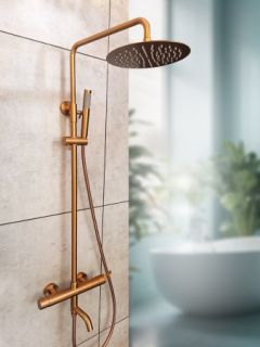 Душевая система AltroBagno Unione 030211 RaSp медь матовая