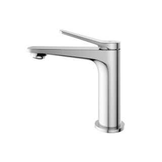 Смеситель для раковины без донного клапана BelBagno UNIQUE-LVM-CRM-W0