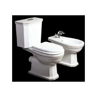 Унитаз Boheme Vogue напольный белый/хром 941-CH