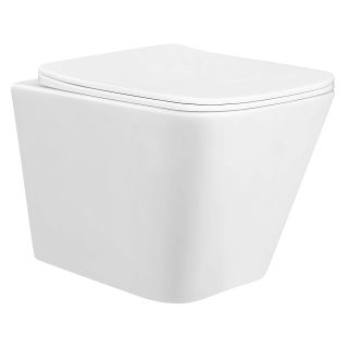 Унитаз подвесной Azario Hugo AZ-3103 безободковый с быстросъемным сиденьем микролифт