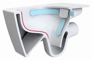 Унитаз Vitra Zentrum 9824B003-7207 напольный с крышкой микролифт