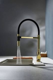 Смеситель для кухни Rose R133E золото