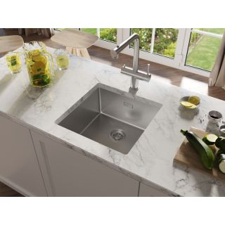 Кухонная мойка Grandex Aqua Optima 44 501135, сатин