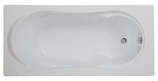 Акриловая ванна Bas Ахин 170x80 см с каркасом