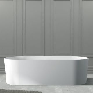 Ванна из искусственного камня ABBER Stein AS9614 180x75см белый матовый