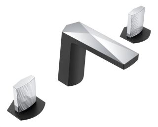 Смеситель для раковины Boheme Venturo 150-BCR-TOUCH чёрный матовый/хром