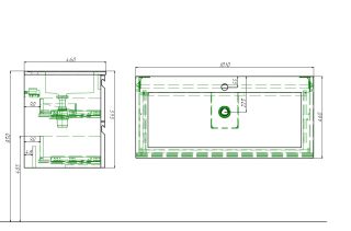 Мебельная раковина Aquatek AQ4100-00 101 см