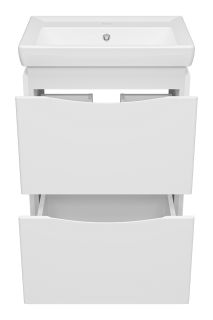 Напольная тумба под раковину Misty Венера 55см белый